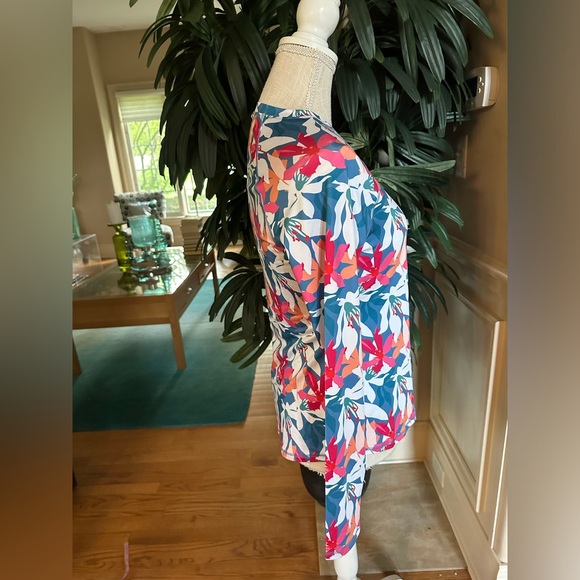 ❤️💚The American Outdoorsman Women Floral Print Rash Guard LS Swim Top Size S❤️ - Picture 3 of 5